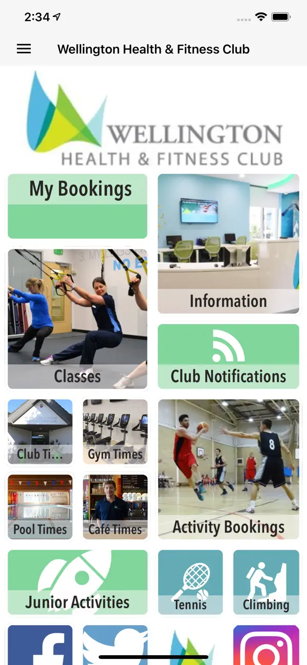 Screenshot #1 pour Wellington Health & Fitness