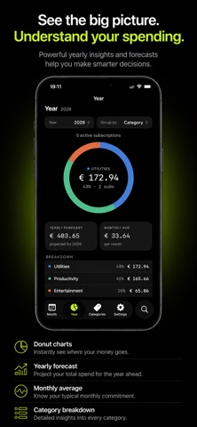 Subs-Tracker 2 screenshot