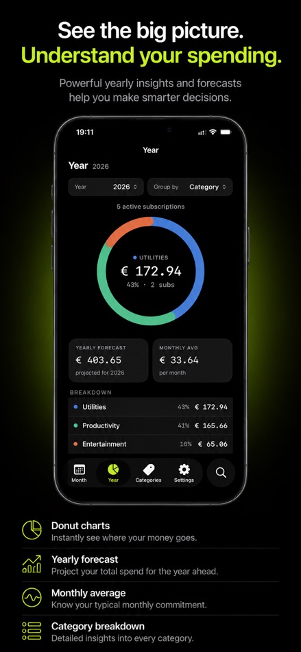 #2. Subs-Tracker 2 (iOS) De: Juan Casanueva