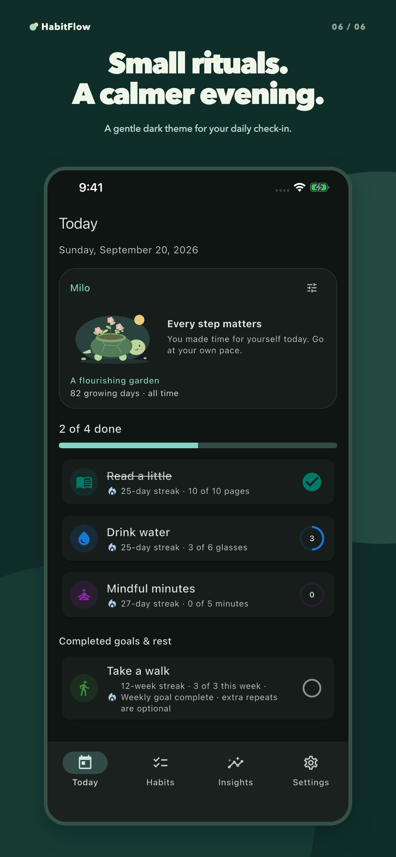 Screenshot 4 of HabitFlow Tada: Habit Tracker