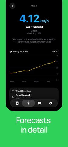 Forecasts - minimalist weather Screenshot 4 of 7