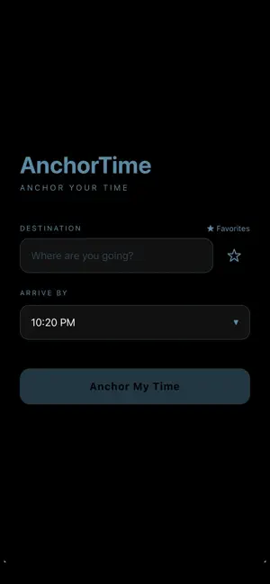 AnchorTime: Leave on Time screenshot 1