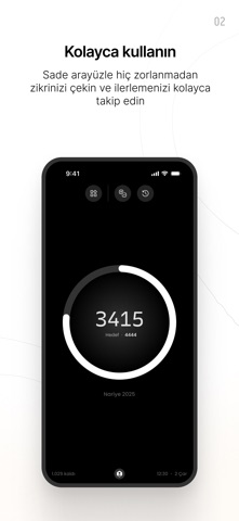 Zikirmatik: Dhikr Counter iPhone screenshot
