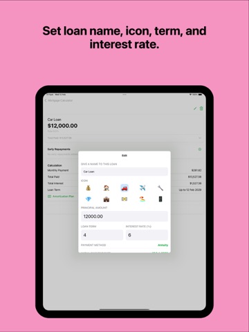 Mortgage Calculator Plus iPad screenshot