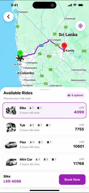 Lanka Taxi screenshot 3