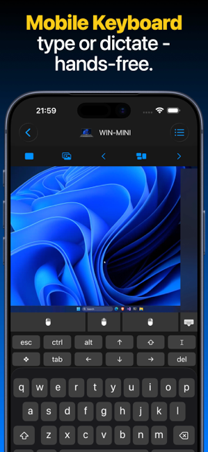 Remote, Mouse & Keyboard Pro Screenshot