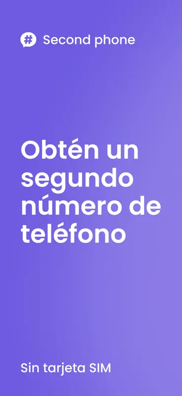 Segundo Numero e SIM: Llamadas screenshot 1 of 9