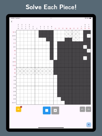 Movie Nonogram iPad screenshot