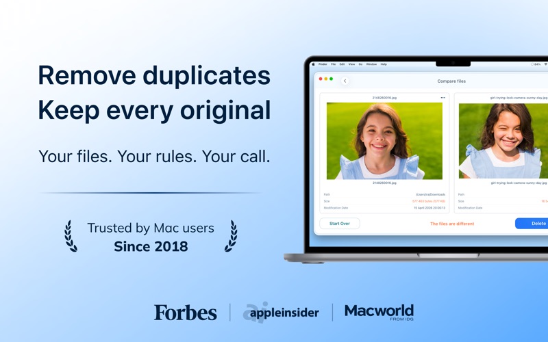 Duplicate File Finder Pro app screenshot