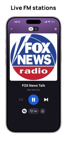 Radio USA Live Online FM & AM iPhone screenshot
