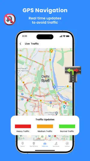 GPS Navigation - Live Traffic screenshot 2