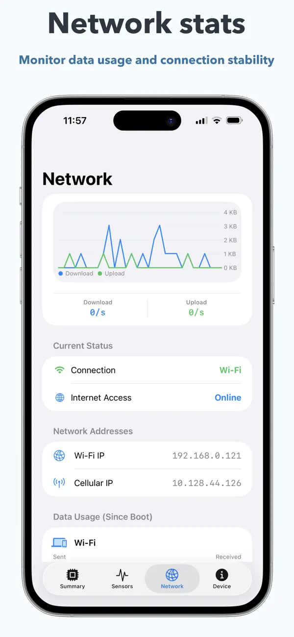 Screenshot #3 pour iDevice Monitor