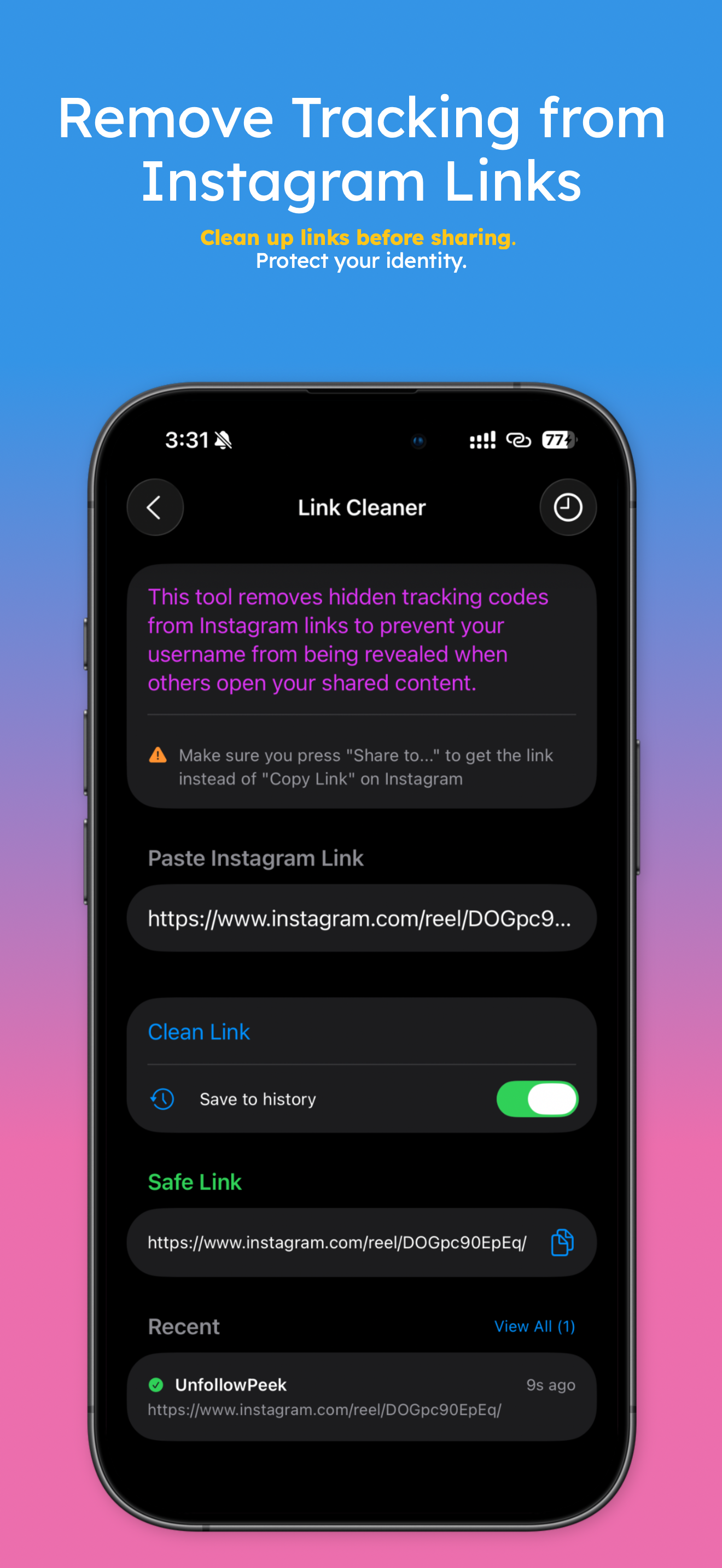UnfollowPeek screenshot 8