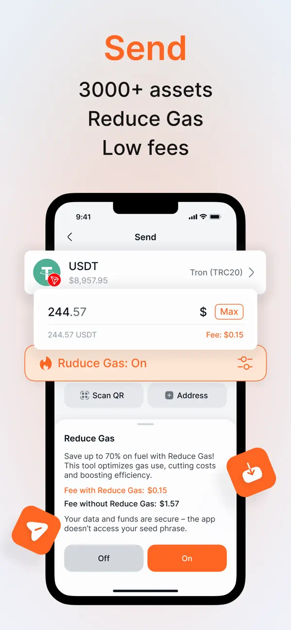 #3. React: Crypto Wallet (iOS) Tekijänä: REACT WALLET TECHNOLOGY LIMITED