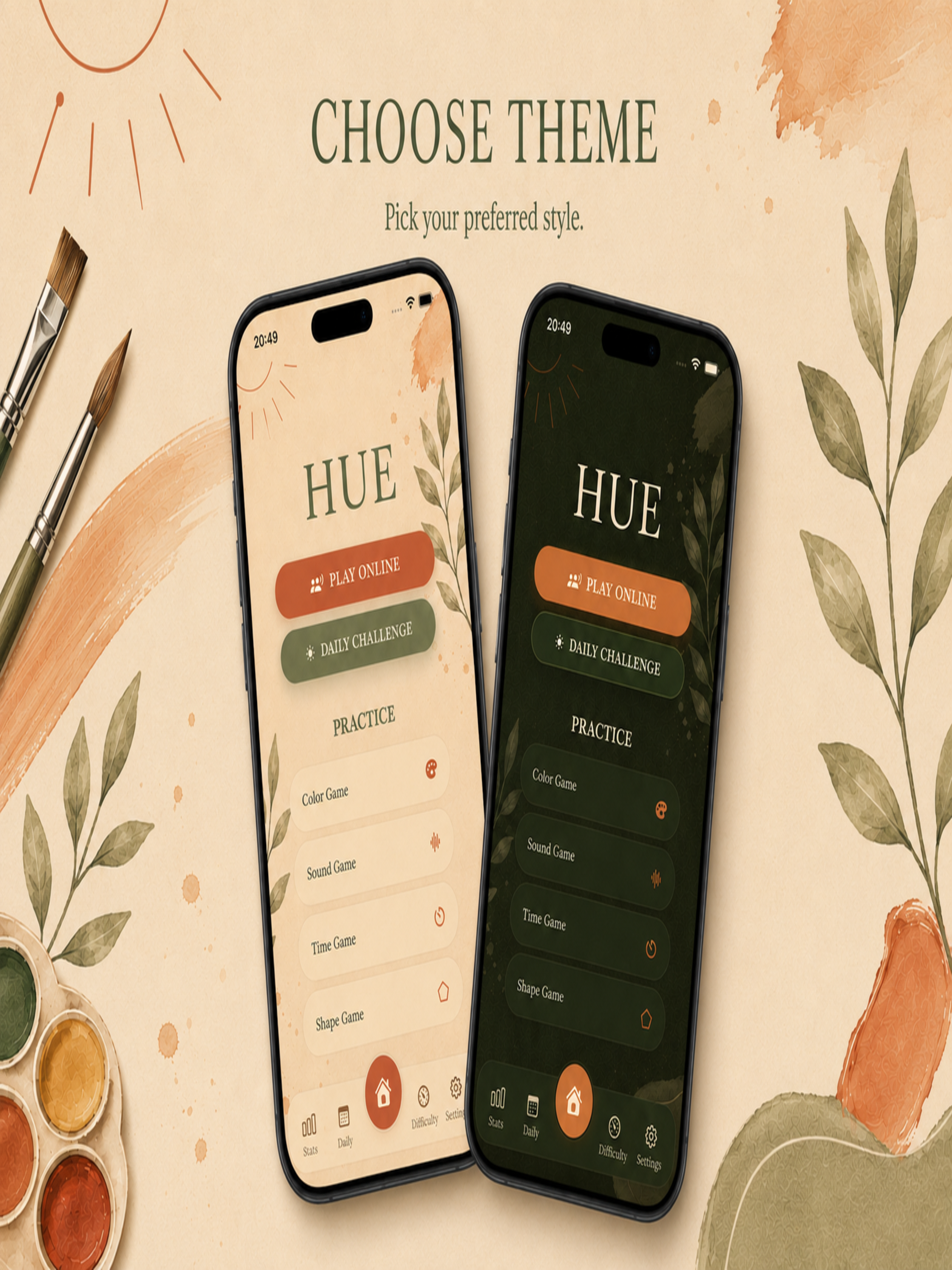 Hue: Dialed Color Match Game