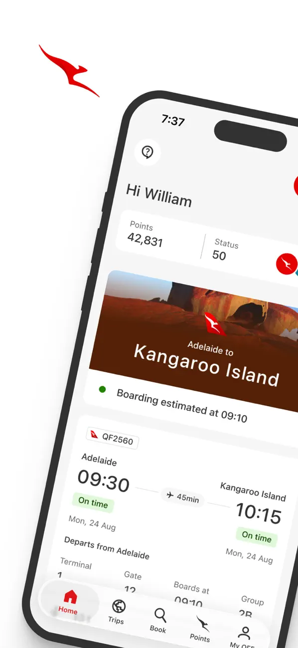 Screenshot #1 pour Qantas Airways