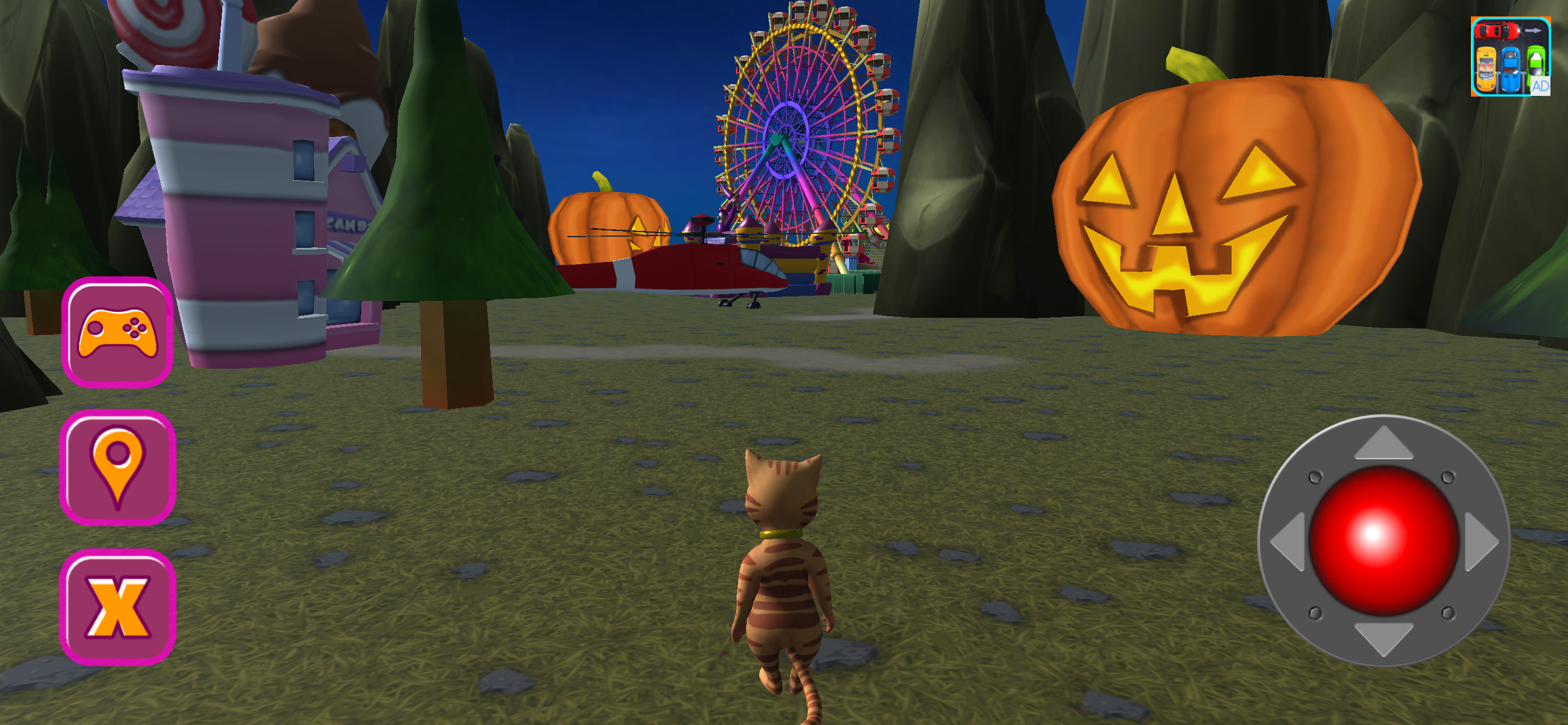 Halloween Cat Theme Park 3D