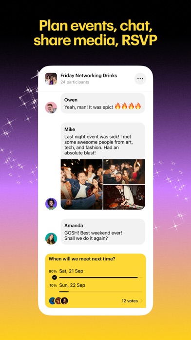 Locals: clubs, events, people Screenshot