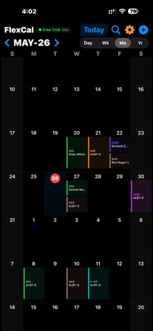 FlexCal - Business Calendar screenshot