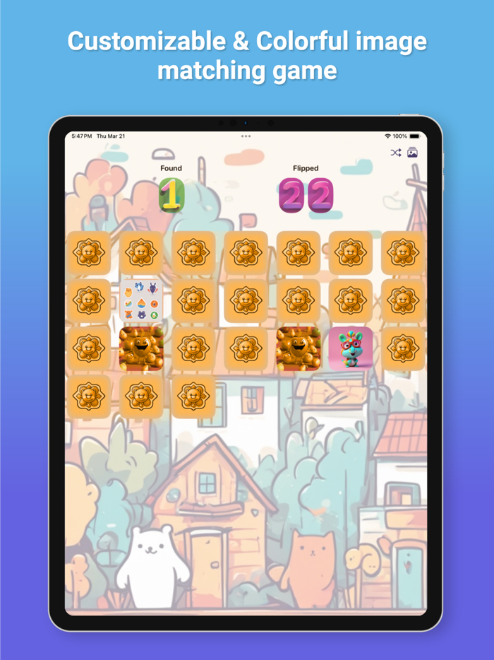 Match Pair Toddler Puzzle Game