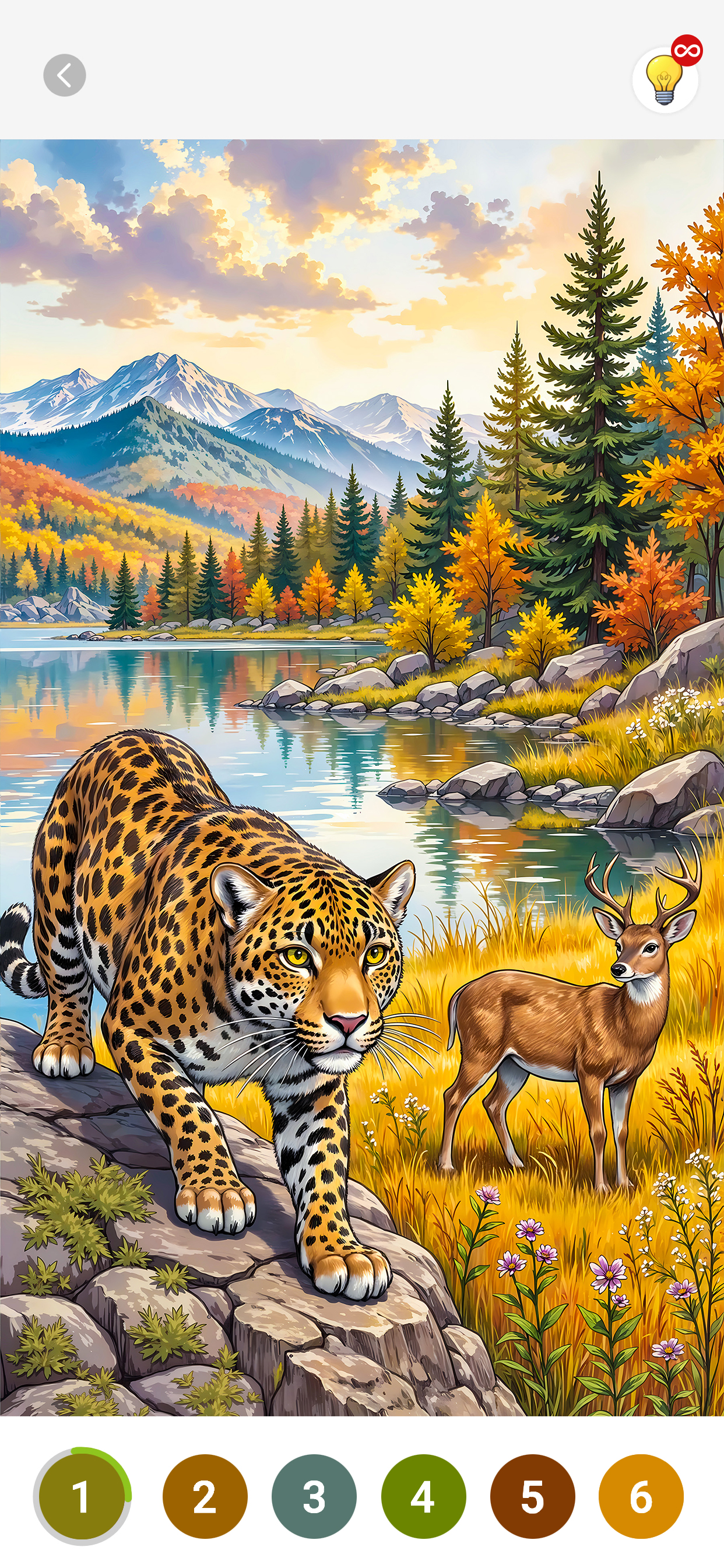 Wild Animal Color by Numbers screenshot 6