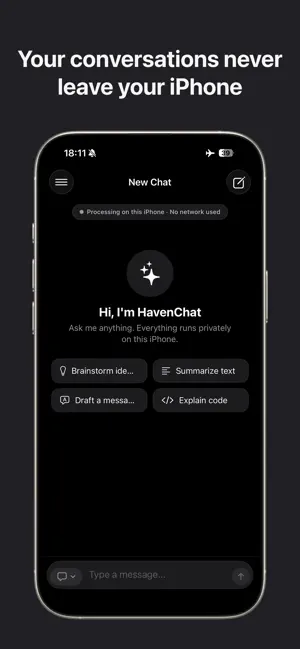 HavenChat screenshot 1