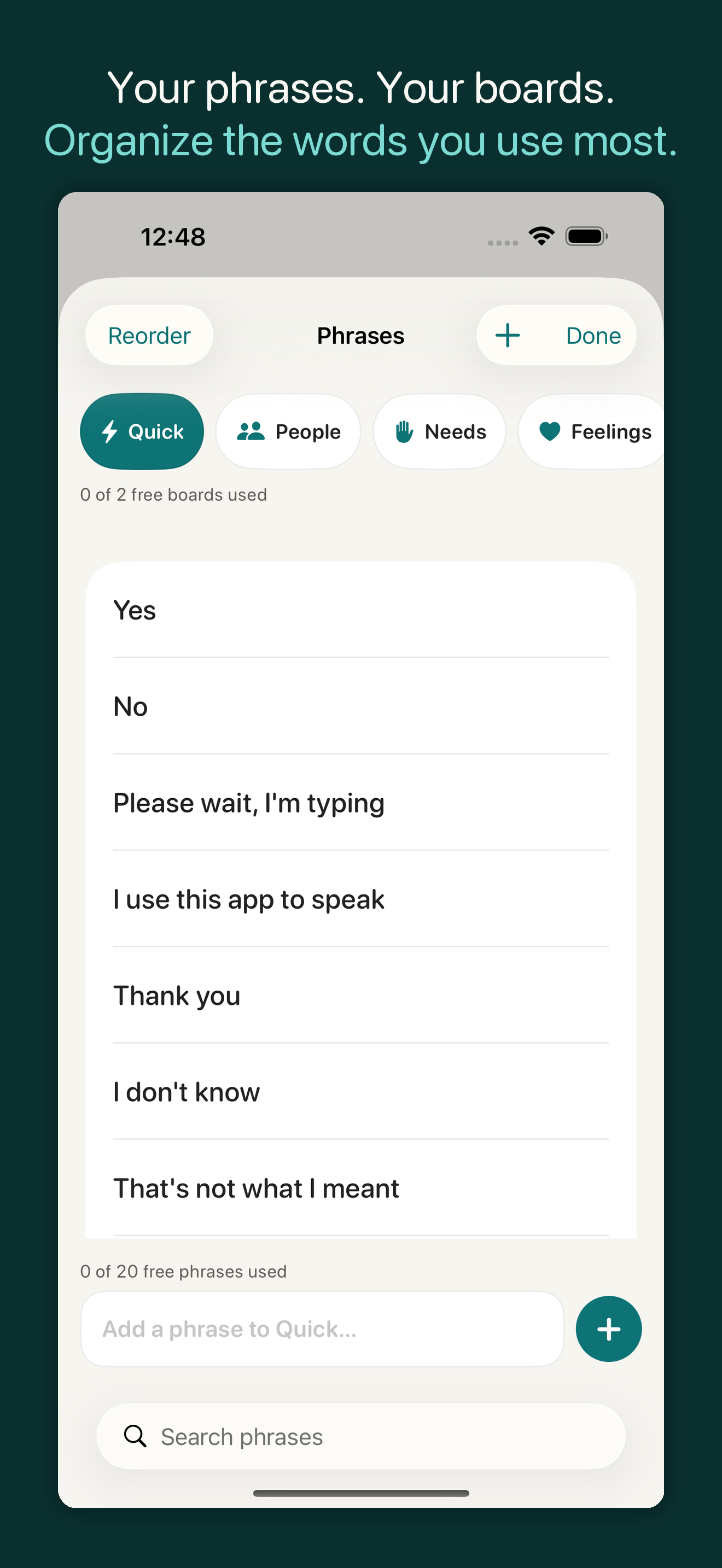 Folio AAC: Type to Speak screenshot 7