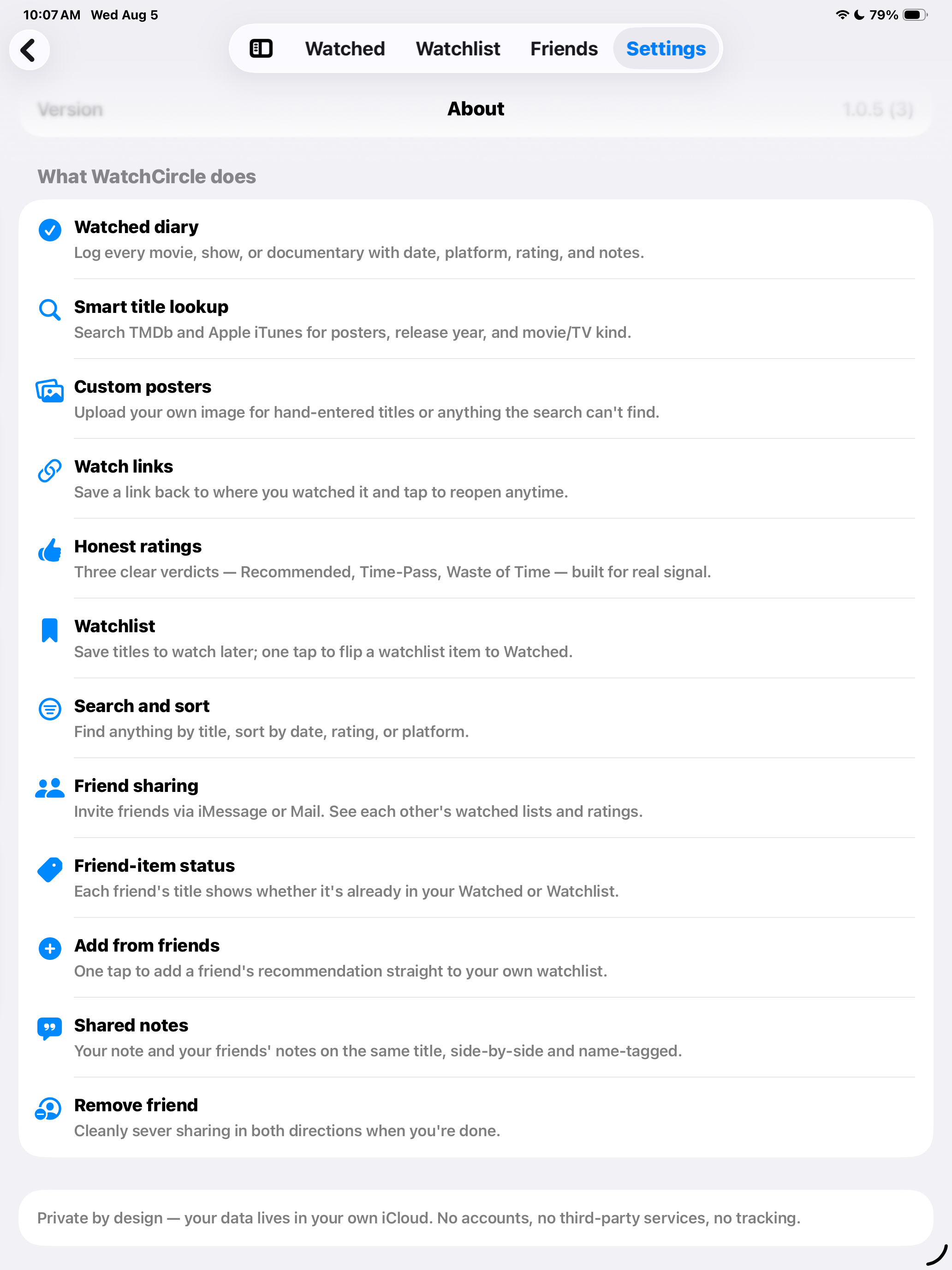 WatchCircle screenshot 14