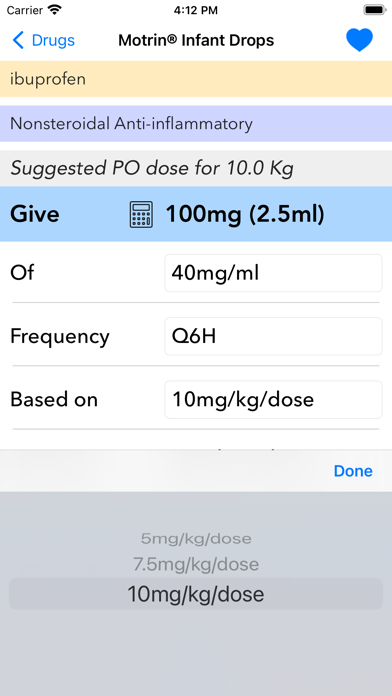 Pedi QuikCalc 5 Screenshot