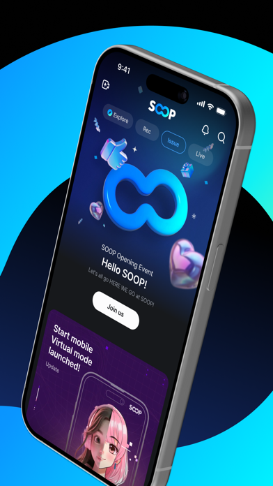 SOOP - Live Streaming iPhone screenshot 2 - Entertainment app