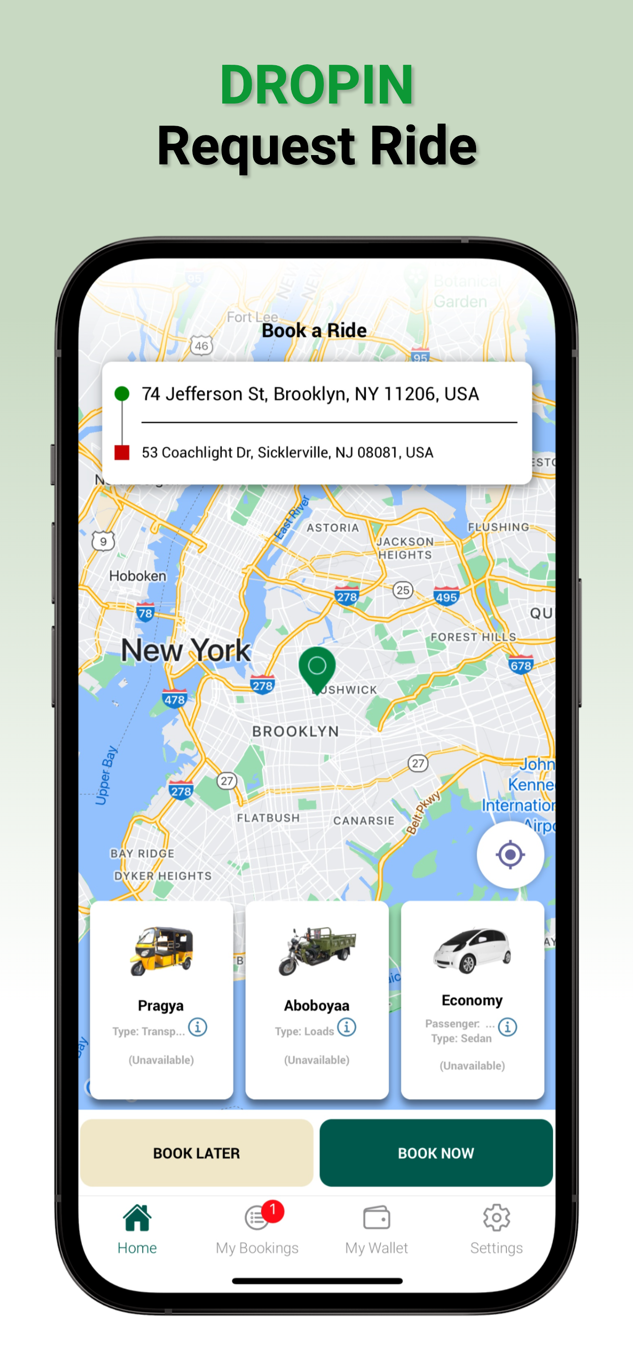DROPIN: Rides & Delivery