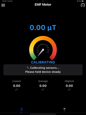 EMF Meter app screenshot 3