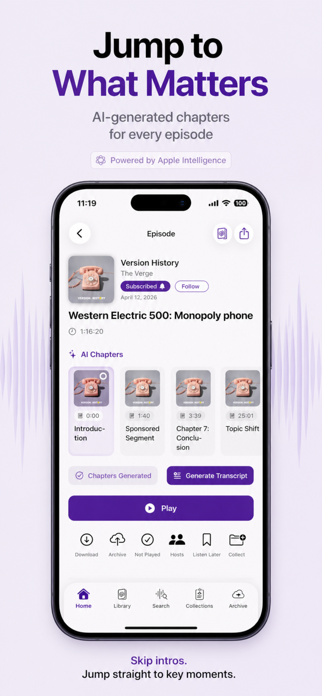 CastKeeper: Podcast Player Screenshot 6 of 9