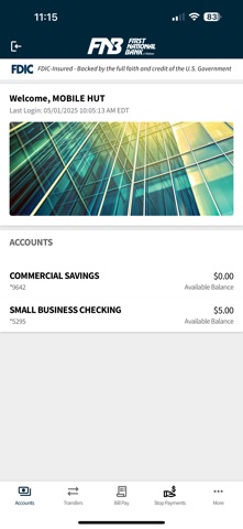 FNB OK Mobile Screenshot 2 of 5