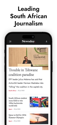 Newsday: SA Breaking News iPhone screenshot 1