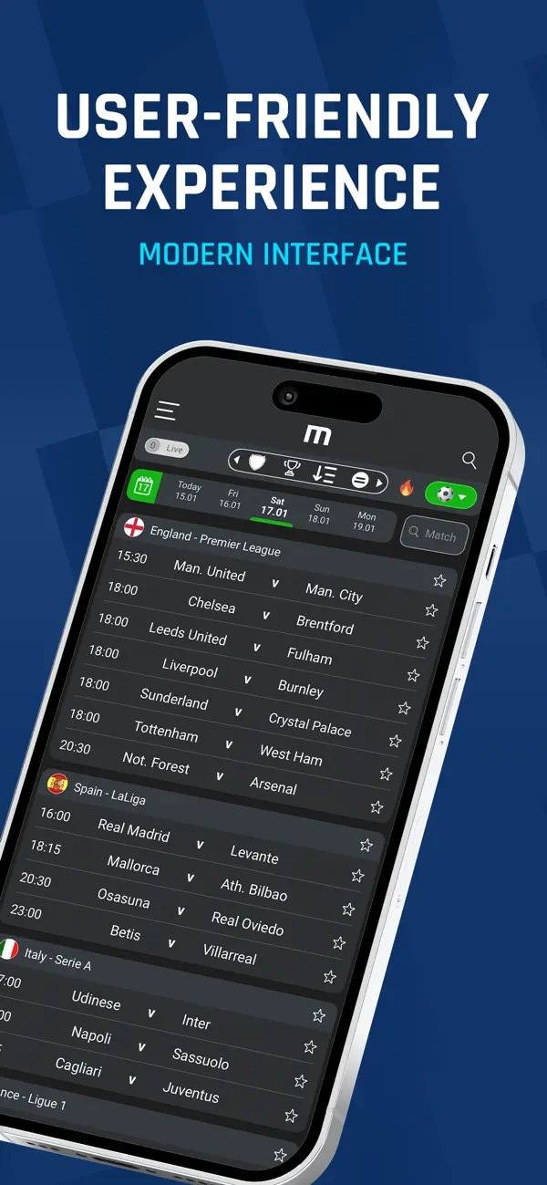 Screenshot #2 pour Mackolik Live Score | M Scores