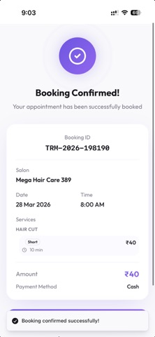 Trimr - Salon Booking & Deals screenshot