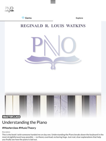 PNO Book iPad screenshot