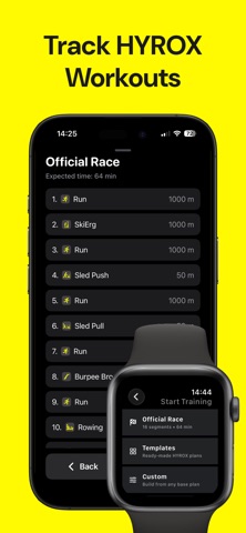 Hyrox Workout & Timer: Sweat Screenshot 1 of 5