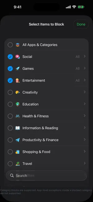 bar'd: Barcode App Blocker screenshot 1