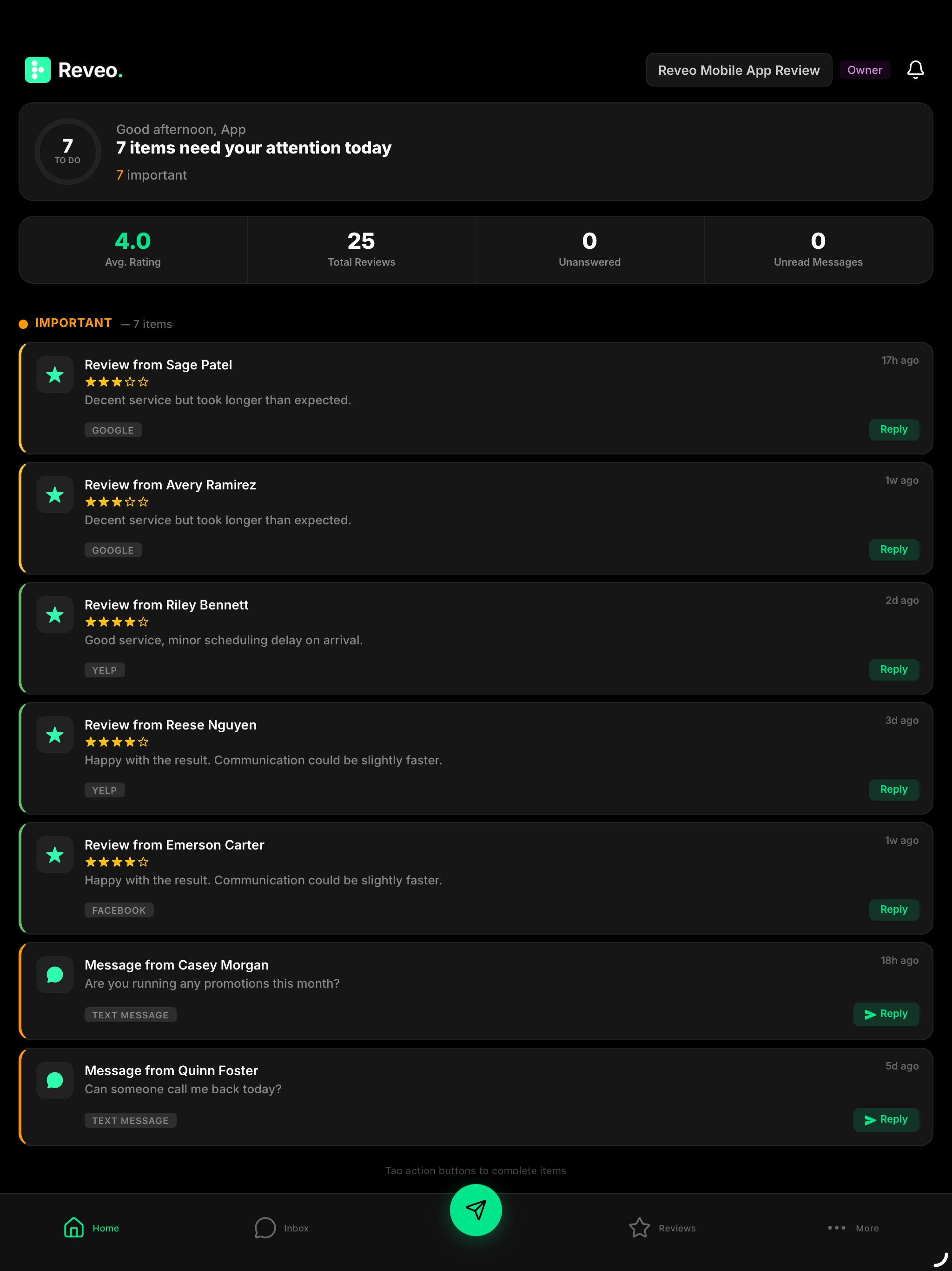 Reveo Mobile screenshot 14