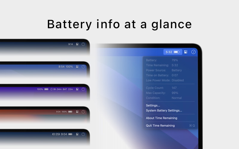 Time Remaining app screenshot