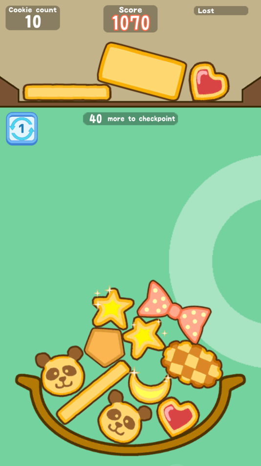 #1. Cookie Tower Challenge (iOS) Podle: Kenji Ichimura