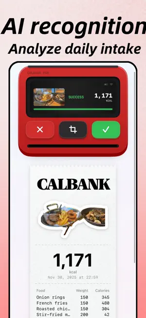 CalBank-AI Calorie Counter screenshot 2