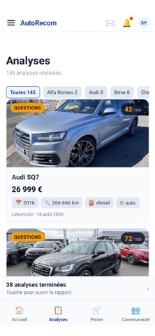 AutoRecom : Voiture Occasion 스크린샷 3