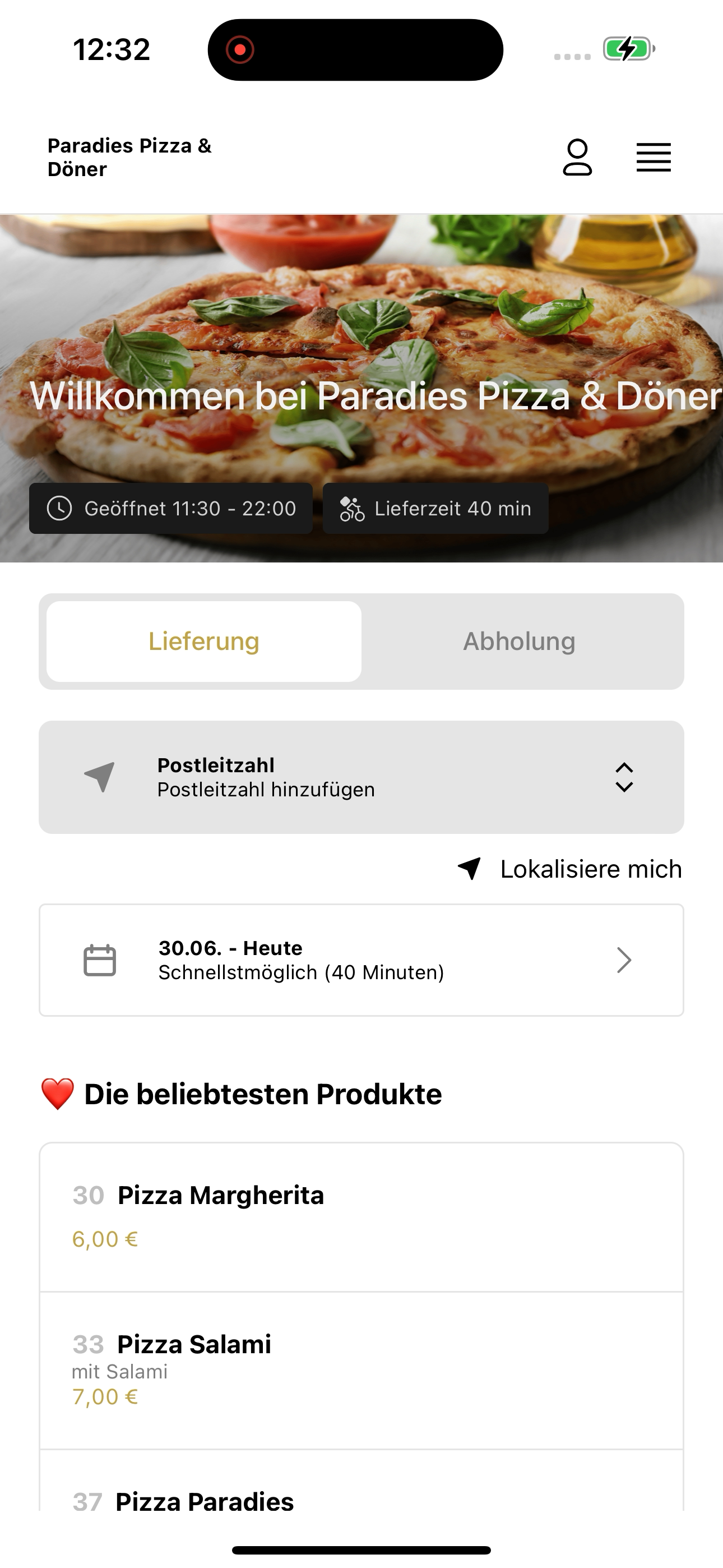 Paradies Pizza & Döner