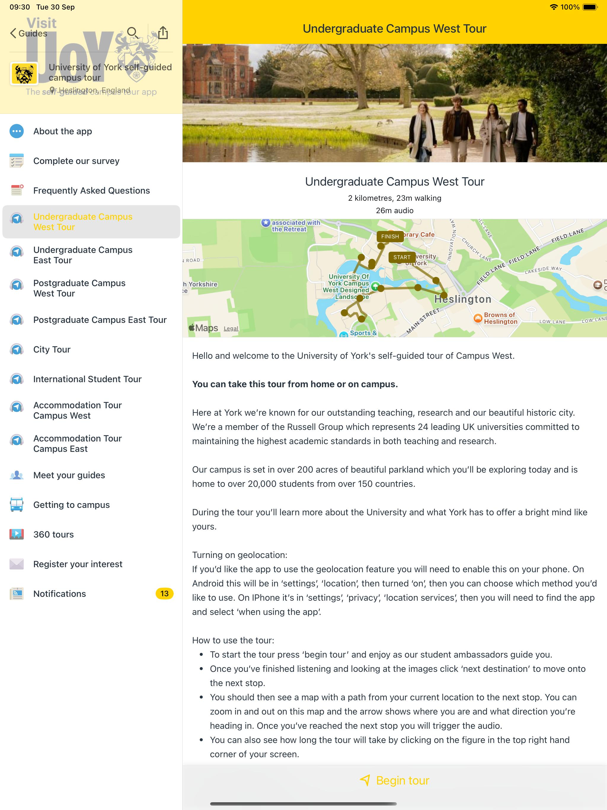 Visit UoY screenshot 4