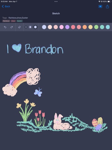 Pastel Ponder iPad screenshot