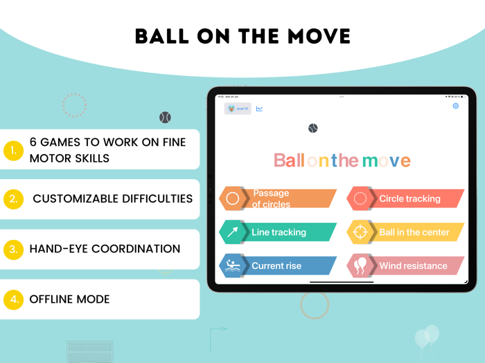 Ball on the move