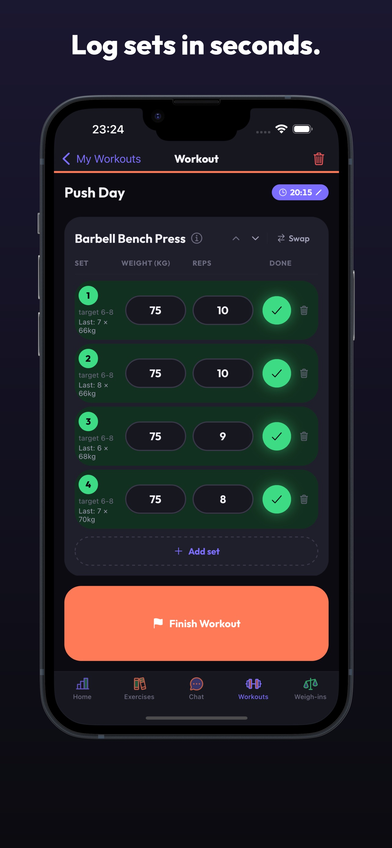 Screenshot 4 of Fathom - AI Fitness Coach